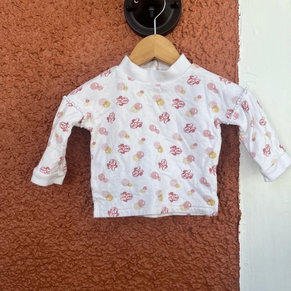 Disney Baby Girls Minnie Mouse Turtleneck- 12 Months